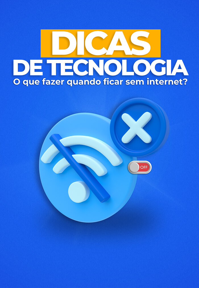 O que fazer quando ficar sem internet?